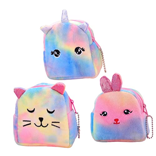 Veemoon 3stücke Glitzer Münzbeutel Für Mädchen Stylische Reißverschluss Geldbörse Im Einhorn Design Für Wechselgeld Und Schlüssel Für Freizeit Und Reisen von Veemoon