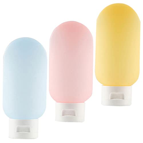 Veemoon 3 Stück Nachfüllbare Lotion Flaschen mit Auslaufschutz für Shampoo Lotion und Kosmetik Praktische Reisebehälter für Damen und Herren von Veemoon