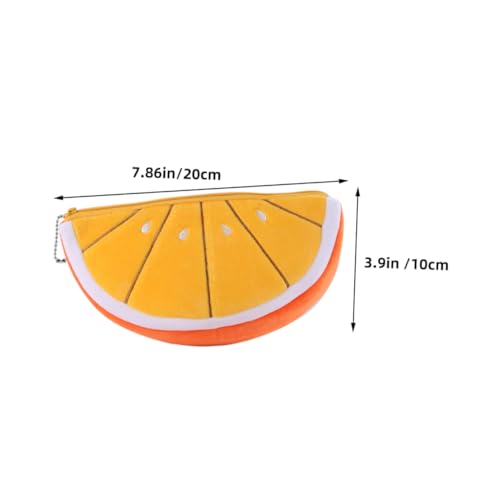 Veemoon 3 Stück Obststiftbeutel -Münzbrieftasche für Schule süße Geldbörse kleine Münzgrundstück Erdbeere geldbörse kleine Reißverschlusstasche Münzhalter Polyester von Veemoon
