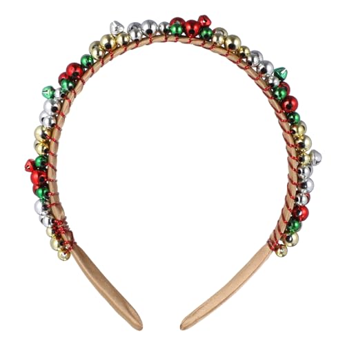 Veemoon 3 Stück Teiliges Glocken Haarband Bunte Weihnachts Haarschmuck Modisch Langlebig für Damen Alltag Sport Makeup Festliche Haarreifen von Veemoon