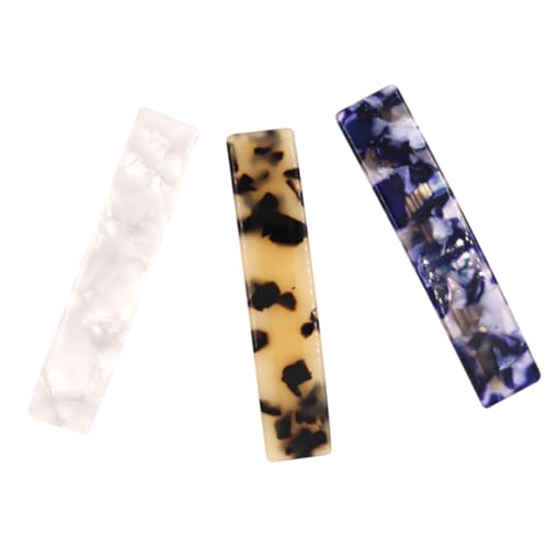 Veemoon 3 Stück Teiliges Langlebiger Haarklammern mit Marmor Design Kreative Haarschmuck Clips in und Nützliche Haarspangen für Frauen und Mädchen Eleganter Alltags und Festtagslook von Veemoon
