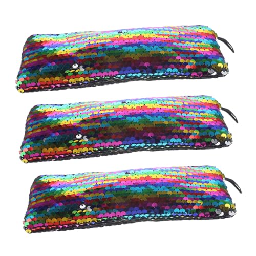 Veemoon 3 Stück Teiliges Pailletten Kosmetiktasche Tragbare Kleine Make Up Tasche mit Reißverschluss für Lippenstifte Toilettenartikel Kopfhörer und Mehr Vielseitige Aufbewahrung für Damen Veemoon 3 Stück Teiliges Pailletten Kosmetiktasche Tragbare Kleine Make Up Tasche mit Reißverschluss für Lippenstifte Toilettenartikel Kopfhörer und Mehr Vielseitige Aufbewahrung für Damen von Veemoon
