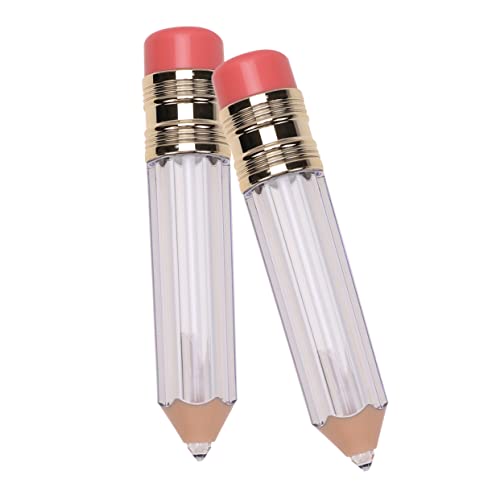 Veemoon 3 Stück Transparenter Lip Gloss Tube Leere Lippenpflege Behälter für DIY Lipglaze Kompakt und Auslaufsicher für Reisen und Zuhause von Veemoon