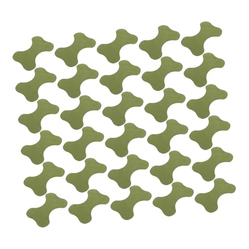 Veemoon 30 Blatt Kleine Blanko Moxa Pflaster Hautfreundliche Akupunktur Aufkleber Tragbare Moxibustion Patches für Haushalt und Akupressur Atmungsaktiv und Einfach Zufällige Farbe von Veemoon