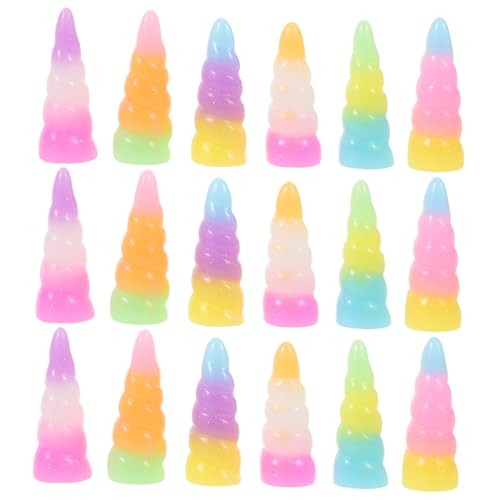 Veemoon 30 Stück Teiliges Diy Horn Bastelset für Resin Haaraccessoires für Haarspangen Haarreifen Party Dekorationen und Stylingbedarf für Kleinkinder von Veemoon