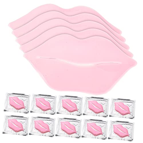 Veemoon 30 Stück Teiliges Feuchtigkeitsspendende Lippenmasken für Frauen Peelend und Pflegend Leichte Tragbare Gel Lippenpflege gegen Trockene Schuppige Lippen Sicher für Zuhause und von Veemoon