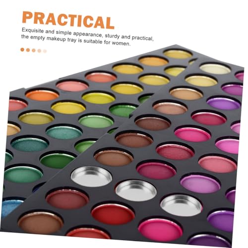 Veemoon 30 Stück Teiliges Runde Aluminium Lidschattenpans Leere Make Up Palette Stabile und Leichte Aufbewahrung für DIY Lidschatten Highlighter Tragbar und Modisch für Frauen und Mädchen von Veemoon