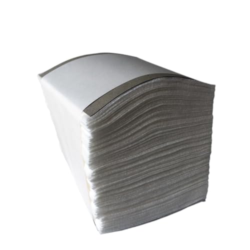 Veemoon 300stücke Vliesblätter Faltbare Gesichtswischpads Für Make-up-entferner Einweg-gesichtspflegetuch Weiß Für Salon Und Heimgebrauch von Veemoon