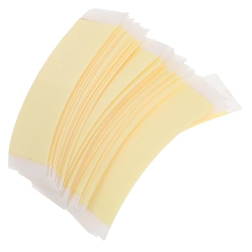 Veemoon 36 Stück Teiliges Doppelseitiges Toupet Klebeband Unsichtbare Haarverlängerungstapes mit Starker Haftung Einfach Anzuwenden für Männer Nahtlose Integration von Haarteilen bei von Veemoon