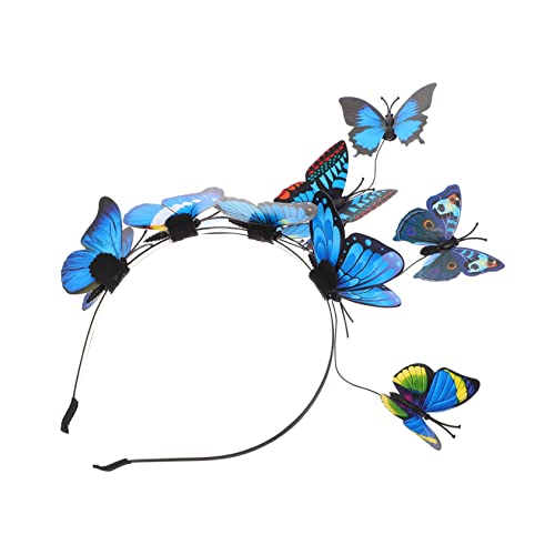Veemoon Schmetterlings Stirnband Für Damen Haarreif Dekorativ Tanzparty Requisiten Weihnachten Party Accessoire von Veemoon