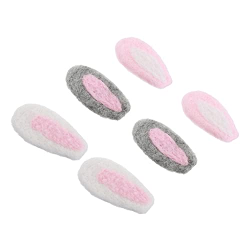 Veemoon 3paare Handgemachte -hasenohren Für -osterhaarschmuck Vielseitige Haarband-zubehör Für Kreative Bastelprojekte von Veemoon