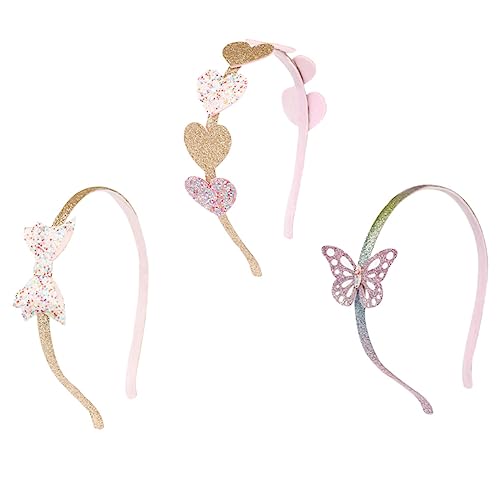 Veemoon 3Stücke Pailletten Haarreifen für Mädchen Kinderfreundlich für Partys Feste und Besondere Anlässe Schöner Kopfschmuck für Kleine Prinzessinnen von Veemoon