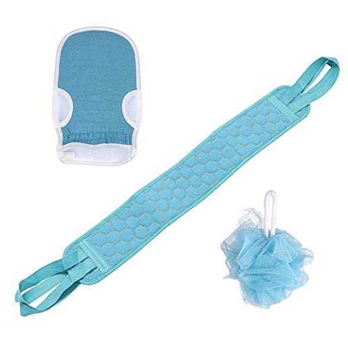 Veemoon 3stücke Dekontaminations- Mit Langes Rückentuch Badeschrubber Tragbares Badetuch Badeset Für Frauen Und Männer Einfach Zu Lagern Verwenden von Veemoon