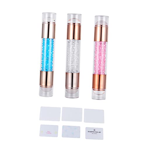 Veemoon 3stücke Nagel Stamper Mit Acryl Nagel Stempel Für Diy Design Nail Art Werkzeug Und Dekor Zubehör Langlebig Für Langzeitgebrauch von Veemoon