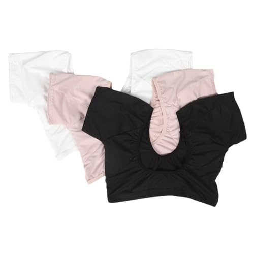 Veemoon 3stücke Achselschweißpolster Für Damen Schweißfeste Unterhemden Mit Waschbaren Schutz Atmungsaktive Achselschutzweste Für Frauen Für Sport Und Alltag von Veemoon