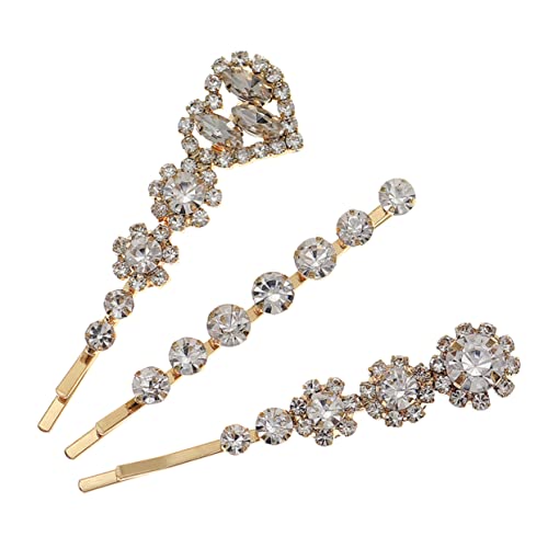 Veemoon 3stücke Glitzer Haarspangen Mit Strass Für Frauen Sparkly Haar Clips Als Haarschmuck Für Hochzeiten Partys Und Feste Haarstyling-accessoires von Veemoon