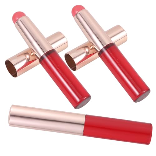 Veemoon 3stücke Lippenpinsel Silikon Lippenstift Applikator Mit Abdeckung Tragbarer Lippen Gloss Pinsel Concealer Pinsel Für Perfektes Make-up Für Frauen von Veemoon