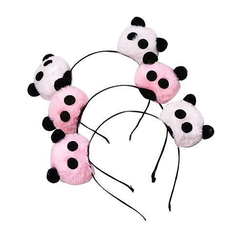 Veemoon 3stücke Panda-stirnbänder Haarreifen Als Kopfschmuck Haarschmuck Für Partyzubehör Haar-accessoires in Gemischten Farben Für Frauen Und Mädchen von Veemoon