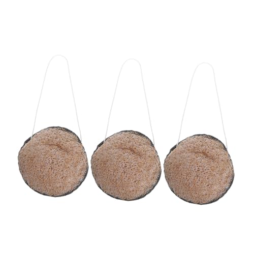 Veemoon 3stücke Peeling-gesichtspads Aus Bambuskohle Mit Doppelseitigem Design Für Körper Und Gesicht Wiederverwendbarer Make-up-entferner Für Hautpflegeroutine von Veemoon