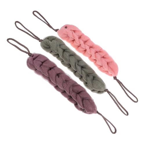 Veemoon 3stücke Stretch Rücken Peeling Tuch Mit Griffen Pe Netz Schaum Körper Peeler Abgestorbene Haut Entferner Für Dusche Männer Und Frauen Spa Reinigungswerkzeug von Veemoon