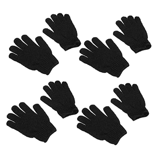 Veemoon 4 Paare Peeling Handschuhe für Körperpflege Exfoliating Gloves aus Sanftes Peeling und Gründliche für Dusche für Männer und von Veemoon