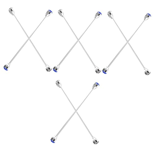 Veemoon 4 Sätze Kragenstifte Mit Krawattenklammer Für Männer Frauen Stabiler Hemdkragen Pin Clip Dekorative Anstecknadel Für Business Outfits 2 Stück * 4 von Veemoon