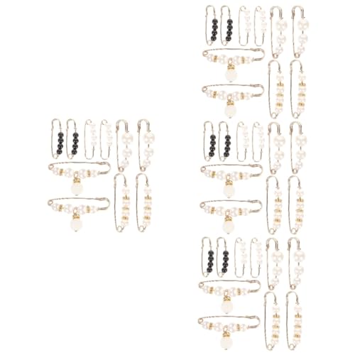 Veemoon 4 Sätze Teiliges Broschennadeln Für Damen Dekorative Sicherheitsnadeln Zur Anpassung Von Hosen Röcken Eleganter Clip Für Formelle Freizeit Anlässe Modisches Zubehör 10 Stück * 4 von Veemoon