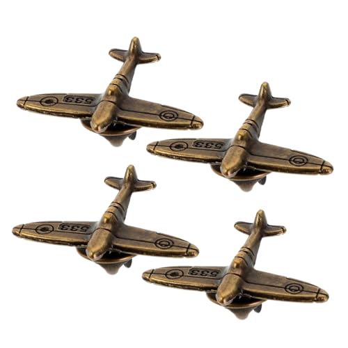 Veemoon 4stücke Flugzeug-anstecknadel Für Herren Anzugbrosche Aus Flugzeug-brosche Herrenanzug-accessoires Reisebrosche Für Hemd Rucksack Hut Zubehör von Veemoon