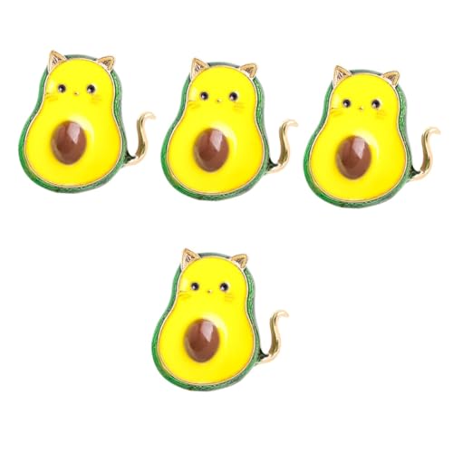 Veemoon 4 Stück Avocado Brosche Pin Niedliches Tier Anstecker für Kleidung Schals Taschen Hüte Perfektes Accessoire für Frauen Langlebig Detailverliebt Veemoon 4 Stück Avocado Brosche Pin Niedliches Tier Anstecker für Kleidung Schals Taschen Hüte Perfektes Accessoire für Frauen Langlebig Detailverliebt von Veemoon
