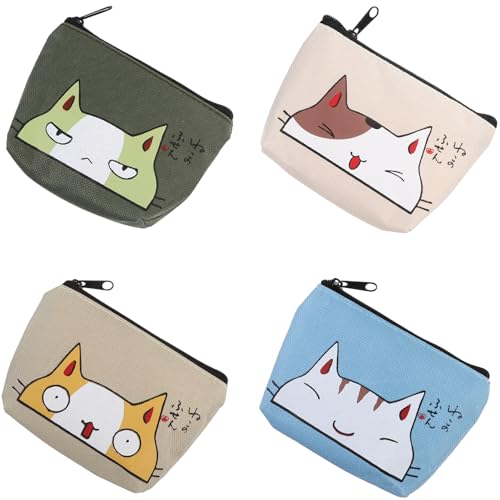 Veemoon 4 Stück Geldbörse zur Aufbewahrung von Münzen Kreative Druckmuster für Strand Party Shopping Dating Leicht Tragbar Praktische Einzigartige Designs Veemoon 4 Stück Geldbörse zur Aufbewahrung von Münzen Kreative Druckmuster für Strand Party Shopping Dating Leicht Tragbar Praktische Einzigartige Designs von Veemoon