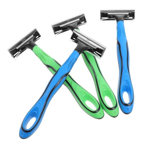 Veemoon 4 Stück Lagiger Tragbarer Rasierer für Gesichts und Körperhaare für Reisen und Empfindliche Haut Hautfreundlich und Effizient von Veemoon