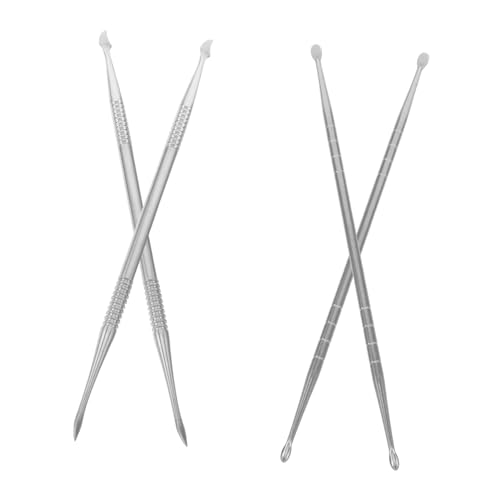 Veemoon 4 Stück Metall Nail Carving Tools Dual Head Uv Gel Pen für Nail Art Skulptur Malen Modellieren DIY Maniküre Vielseitig Langlebig Tragbar Veemoon 4 Stück Metall Nail Carving Tools Dual Head Uv Gel Pen für Nail Art Skulptur Malen Modellieren DIY Maniküre Vielseitig Langlebig Tragbar von Veemoon