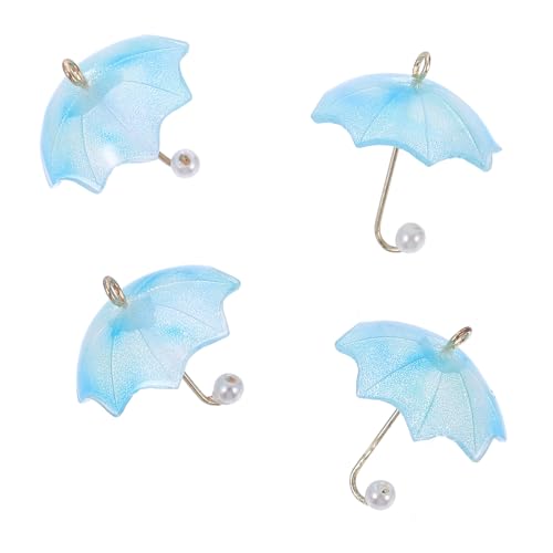 Veemoon 4stücke Cartoon Regenschirm-form Acryl Mini Anhänger Zum Selbstmontage Für Ohrringe Oder Halsketten von Veemoon
