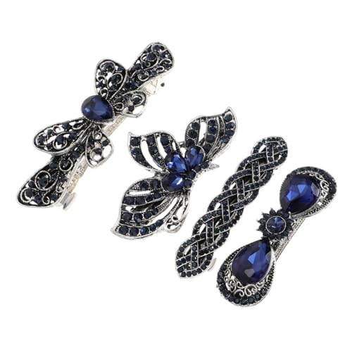 Veemoon 4 Stück Teiliges Damen Haarklammern Design und Strass Modische Haarspangen für Partys und Alltag Verschiedene Formen Einfach zu Tragen Attraktiver Haarschmuck Veemoon 4 Stück Teiliges Damen Haarklammern Design und Strass Modische Haarspangen für Partys und Alltag Verschiedene Formen Einfach zu Tragen Attraktiver Haarschmuck von Veemoon