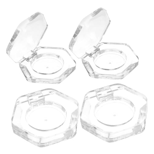 Veemoon 4 Stück Teiliges Leere Lidschatten pfännchen Sechseckig Transparenter Make up Behälter Wiederverwendbar Langlebig für DIY Lidschatten Lippenstift Kosmetik Organizer Veemoon 4 Stück Teiliges Leere Lidschatten pfännchen Sechseckig Transparenter Make up Behälter Wiederverwendbar Langlebig für DIY Lidschatten Lippenstift Kosmetik Organizer von Veemoon