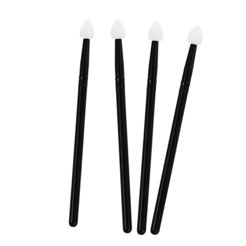 Veemoon 4 Stück Teiliges Lidschatten Weiche Make Up Pinsel Doppelseitig Tragbar für Gleichmäßige Augen Make Up Anwendung für Reisen und Tägliche Verwendung von Veemoon