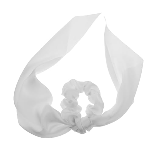 Veemoon 4 Stück Teiliges Satin Haargummis für Mädchen Weiche Elastische Haarbänder mit Schlichtem Stofffinish Komfortable Ponytail Halter im Koreanischen Stil Haarschleifen als von Veemoon