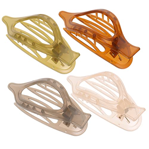 Veemoon 4 Stück Teiliges Transparentes Acryl Haarspange für Damen Französische Haarklammer für Langlebig und Leicht für Tägliche Nutzung und Besondere Anlässe von Veemoon