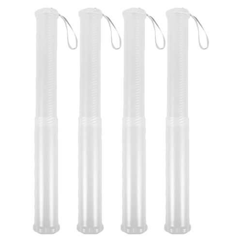 Veemoon 4stücke Transparenter Stiftehalter Mit Teleskopdesign Durchmesser Verstellbare Leichtes Kunststoffrohr Für Pinsel Und Stifte Zur Schreibtischaufbewahrung Für Künstlerbedarf von Veemoon