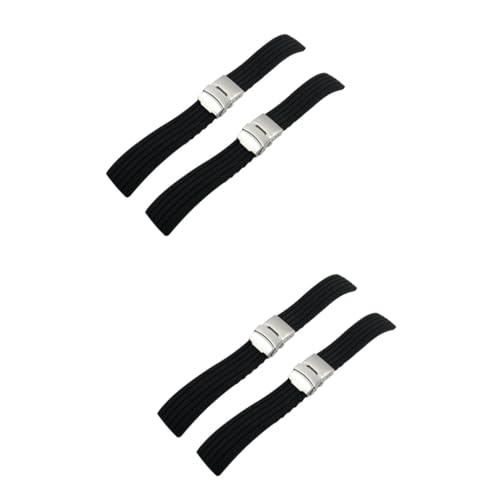 Veemoon 4 Stück Uhrenarmband Kleiner Reisekabel-organizer Horror-aufkleber 18mm Kopfhörerzubehör Ohren Uhrengürtel 18 Mm Armband Aus Silikon Uhrenarmbänder Uhrenersatz Sport Anschauen von Veemoon