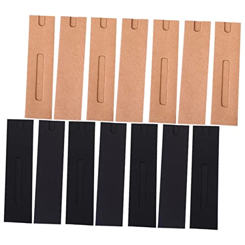 Veemoon 40 Stück Teiliges Papier Stiftbeutel Kraftpapier Stiftehalter Geschenkverpackung Stabile Federtaschen für Einzelne Kugelschreiber und Bleistifte von Veemoon