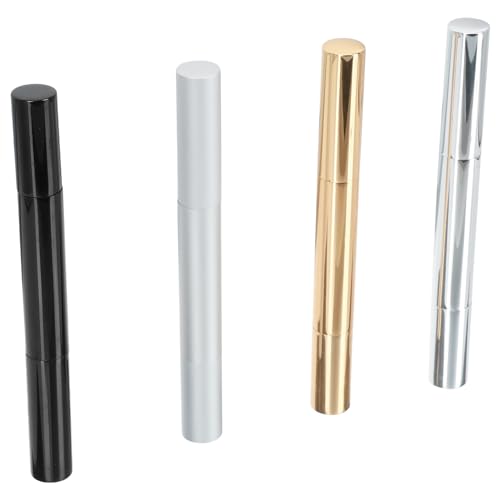 Veemoon 4Stücke Eyeliner Flüssigkeit Tube Leere Make Up Tube für Augenbrauen Wachstum Tragbare Applikatorflasche für Wimperncreme Flexibel und Einfach zu Befüllen von Veemoon