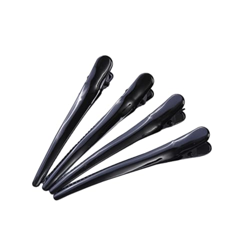 Veemoon 4stücke Krokodilklemmen Friseurklammern Haarteilklammern Haarstyling-werkzeug Kunststoffklammern Salonzubehör Große Alligator Clips Für Damen von Veemoon
