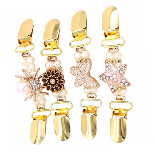 Veemoon 4stücke Pullover-cardigan-clips Kreative Entenschnabel-clips Strickjacke-festziehklammern Bekleidungszubehör Clips Für Pullover Cardigan Kleid Schal Tuch von Veemoon