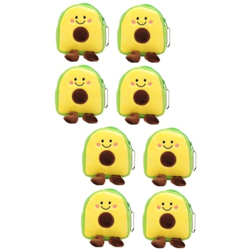 Veemoon 8stücke Teiliges Avocado- Geldbörse Niedlicher Münzbeutel Für Damen Für Reisen Shopping Und Alltag Leicht Und Langlebig von Veemoon