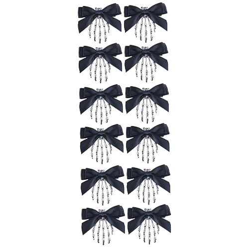 Veemoon 4er Set Halloween Haarspangen Mit Skelett-Design Und Bogen – Lustige Haarschmuck Clips Für Mädchen - Ideal Für Halloween Partys Und Festliche Anlässe Metall Haaraccessoires von Veemoon