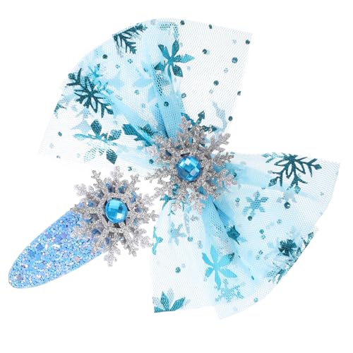 Veemoon 4stücke Schneeflocken Haarnadeln Mit Alligator-clip Für Junge Mädchen Mädchen Haaraccessoires Schleifen Haarspangen Als Geburtstagsgeschenk von Veemoon