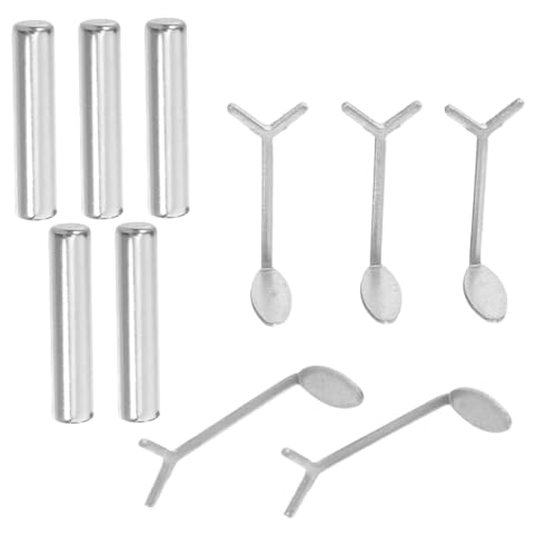 Veemoon 5 Sätze Cat Eye Nagelmagnete Zylindrische Magnetstifte mit Gabel-förmigen Führungshilfen Tragbar für Salon Studio und Zuhause Präzise Magnetwirkung für Kreative Nagelkunst von Veemoon