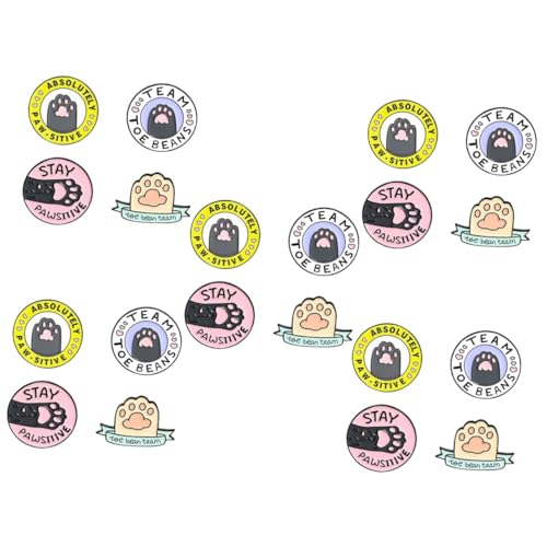 Veemoon 5 Sätze Katzenpfoten Brosche Kleidungsbrosche Anstecknadel Für Rucksäcke Broschennadel Dekorative Brosche Dekorative Brosche Schal Brosche Damen Brosche 4 Stücke * 5 von Veemoon