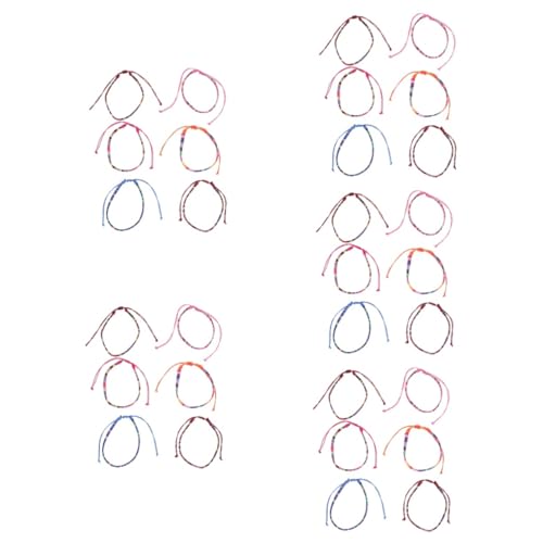 Veemoon 5 Sätze Teiliges Boho Fußkettchen Gewebtem Material Verstellbare Freundschafts Fußketten Für Damen Herren Für Strand Partys Tägliches 6 Stück * 5 von Veemoon